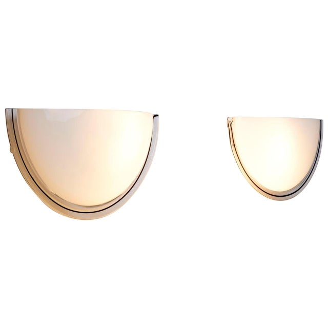 Huge Murano Glass Wall Lamps from Leucos, Italy, 1970s, Set of 2 For Sale - Image 9 of 9