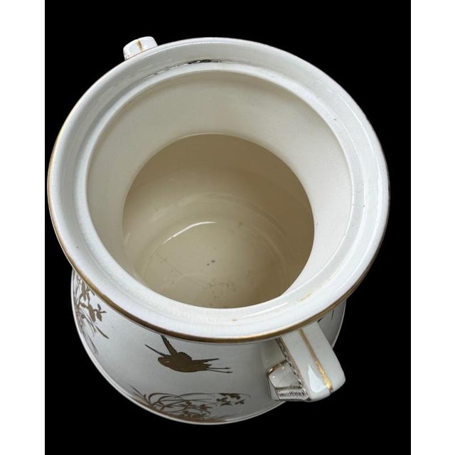 19thC Chinoiserie Antique Davenport Porcelain Staffordshire Aesthetic Movement Covered Jar For Sale - Image 15 of 18