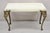 Art Deco Early 20th Century Antique French Art Deco Figural Bench With Cast Iron Winged Women Legs For Sale - Image 3 of 11
