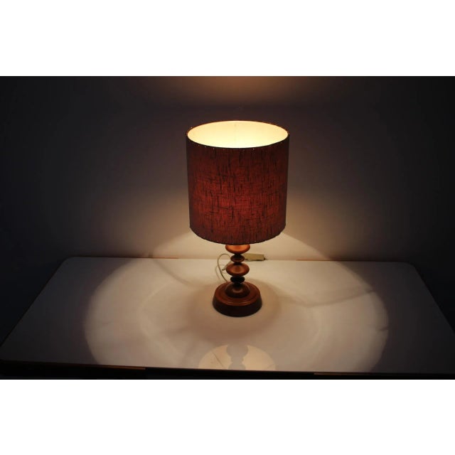 Mid-Century Czech Table Lamp by Antonín Hepnar, 1970s For Sale - Image 10 of 11