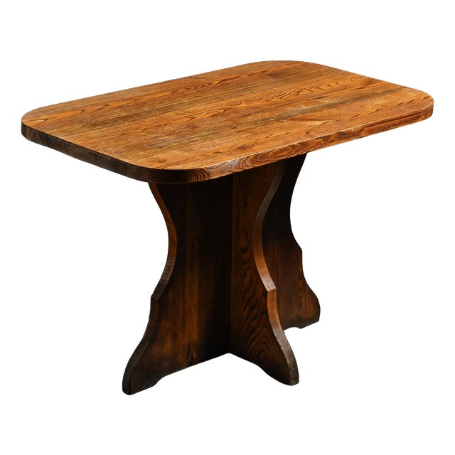 Wood Dining Table, French Alps, 1970 For Sale