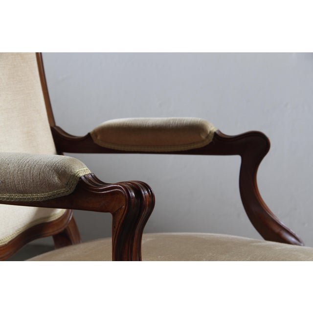Antique Danish Lounge Chairs, 1900s, Set of 4 For Sale - Image 12 of 18