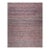 8x10 Red Hand-Knotted Silk Subtle Striations Geometric Modern Carpet Rug For Sale