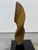 Bronze Brazilian Modern Bronze Sculpture on Black Acrylic Base, 1990s For Sale - Image 8 of 11