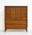 Dixie Furniture Co. 1960s Mid Century Modern Walnut Highboy Dresser by Dixie Furniture For Sale - Image 4 of 14