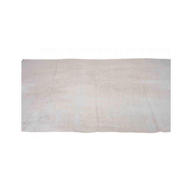 1960s Modern Vintage Hemp Kilim Rug - 4`10″ X 9`0″ Ft. For Sale - Image 5 of 6