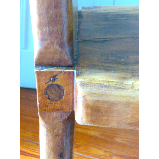 Sculptural Olive Wood Chair from Maison Dubosq, 1970s For Sale - Image 6 of 8