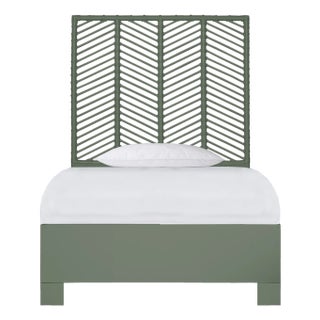 Liam Platform Bed Twin - Evergreen For Sale
