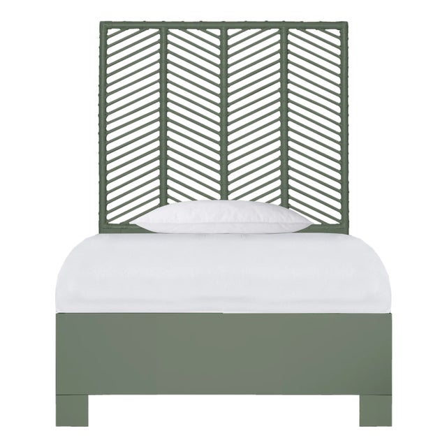 Liam Platform Bed Twin - Evergreen For Sale