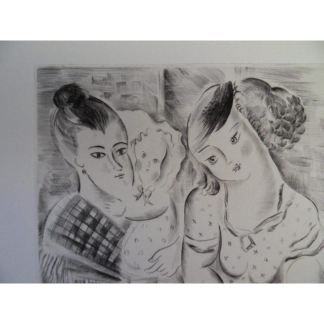 Modern Mily Possoz, La fleuriste, Etching For Sale - Image 3 of 7