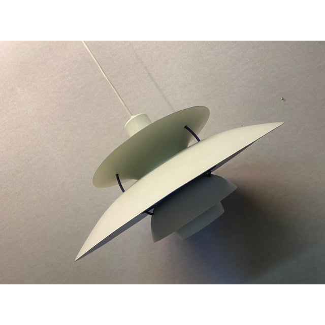 Mid-Century Modern Large Danish PH5 Hanging Lamp by Poul Henningsen for Louis Poulsen, 1950s For Sale - Image 3 of 18