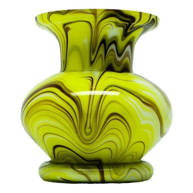 Art Nouveau Vase from Welz Glassworks, Former Austro-Hungarian Empire, 1900s For Sale
