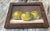 2020s Three Original Amanda Selway British Still Lifes of Cherries, Strawberries and Green Apple Fruits in Custom Burl Wood Finished Frames For Sale - Image 5 of 13