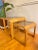 Mid-Century Modern 1960s Vintage Lou Hodges Style Nesting Tables - Set of 2 For Sale - Image 3 of 6