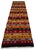 Vintage Turkish Kilim Runner Handwoven Wool Runner Tribal Long Hallway Rug 3x12 Ft Approx For Sale - Image 6 of 10