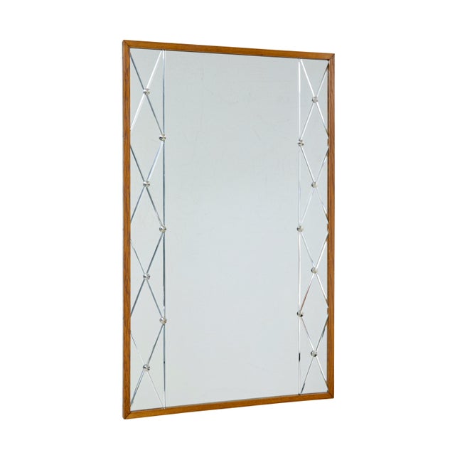 Mid-Century Scandinavin Segmented Wall Mirror by G&T, 1960 For Sale - Image 8 of 8