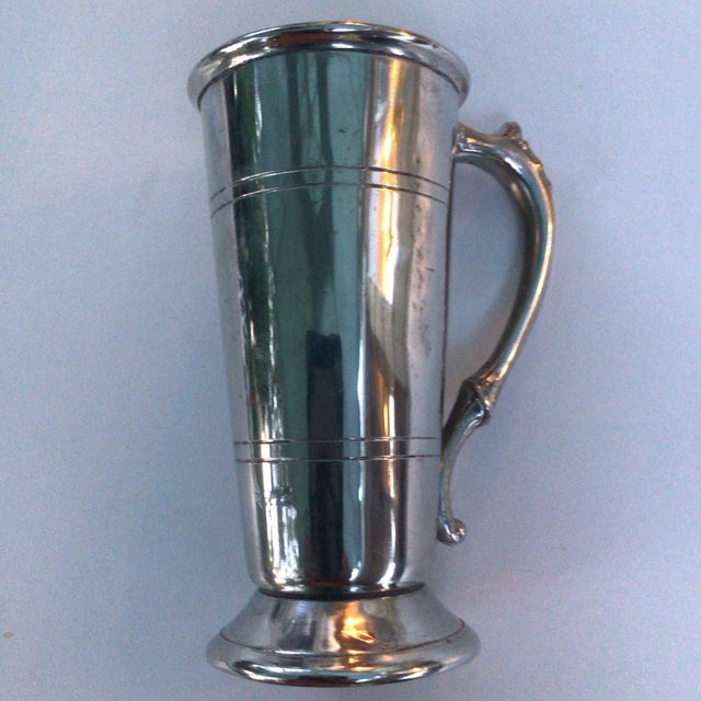 1970s 1973 “Sacramento Orchid Society, Best Phalaenops” English Pewter Tankard Trophy by Leonard Eales Sheffield England For Sale - Image 5 of 12