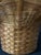Vintage 1900s Natural Bamboo Woven Hand Basket For Sale - Image 10 of 10