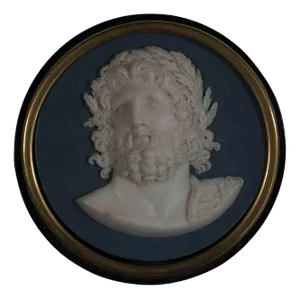 Vintage Box with Portrait, Late 19th Century