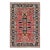 2010s Red, Afghan Peshawar With Large Medallion Heriz Design, Natural Dyes, Densely Woven, Soft Wool, Hand Knotted, Oriental Rug For Sale