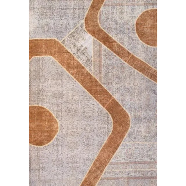 2020s 2020s Gray Turkish Patchwork For Sale - Image 5 of 6