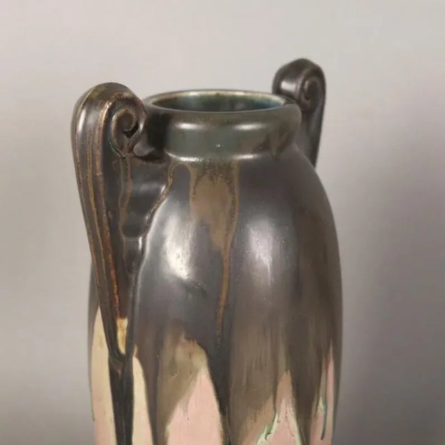 Art Nouveau Ceramic Vase by Gilbert Méténier For Sale - Image 6 of 8