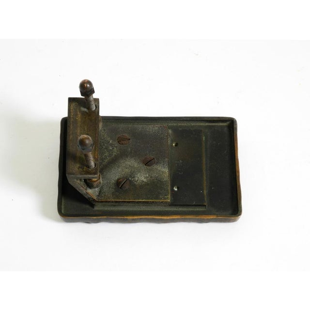 Large Brutalist Bronze Push Handle from Alpan, Germany, 1970s For Sale - Image 13 of 16