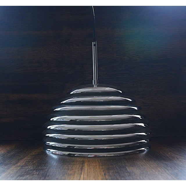 Saturno Pendant Lamp in Chrome by Kazuo Motozawa for Staff Leuchten, 1970s For Sale - Image 6 of 17