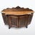An impressive late Baroque cabinet crafted from solid oak, dating to the late 18th century. Richly carved floral and...