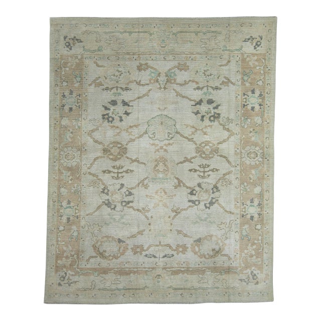 Turkish Oushak Runner Rug 2'8" x 12' #17866 For Sale