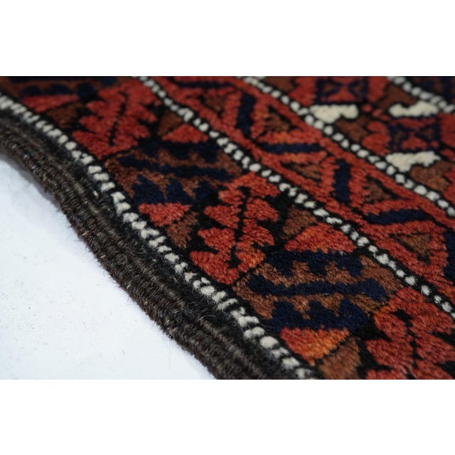 Early 20th Century Vintage Balouch Rug 3'0'' X 5'4'' For Sale - Image 5 of 9
