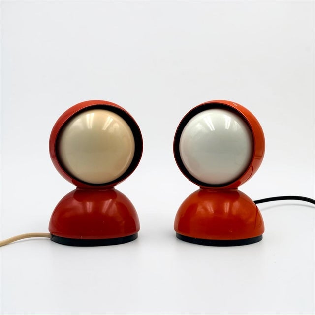 Eclisse Table and Wall Lamps by Vico Magistretti for Artemide, 1970s, Set of 2 For Sale - Image 3 of 17