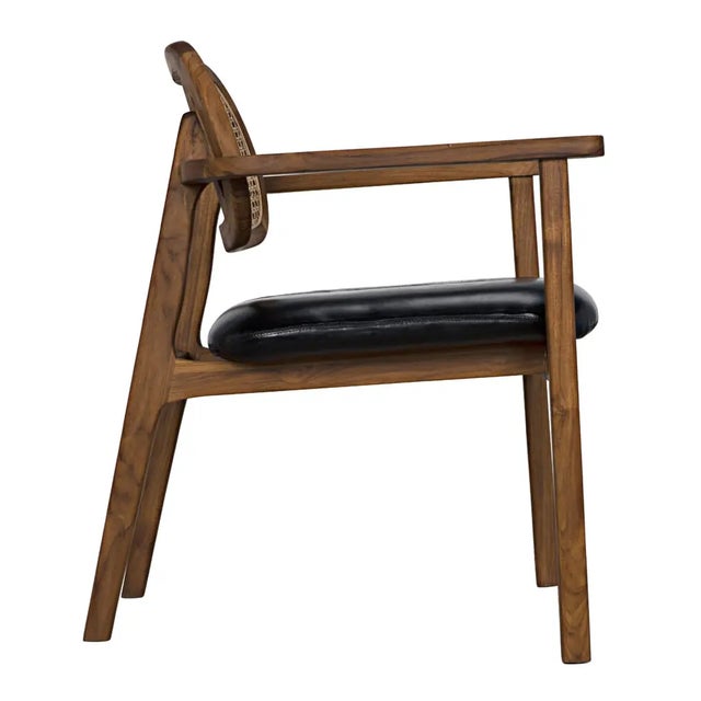 2020s NOIR Tolka Chair, Teak with Leather Seat For Sale - Image 5 of 5