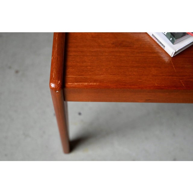 Brown Scandinavian Danish Teak Coffee Table by Arne Wahl Iversen for Komfort Møbelfabrik, 1960s For Sale - Image 8 of 18