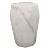NOIR Monolith Side Table in White Stone For Sale