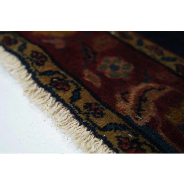 1910s Antique Sarouk Rug 2'7'' x 4'10'' For Sale - Image 5 of 11