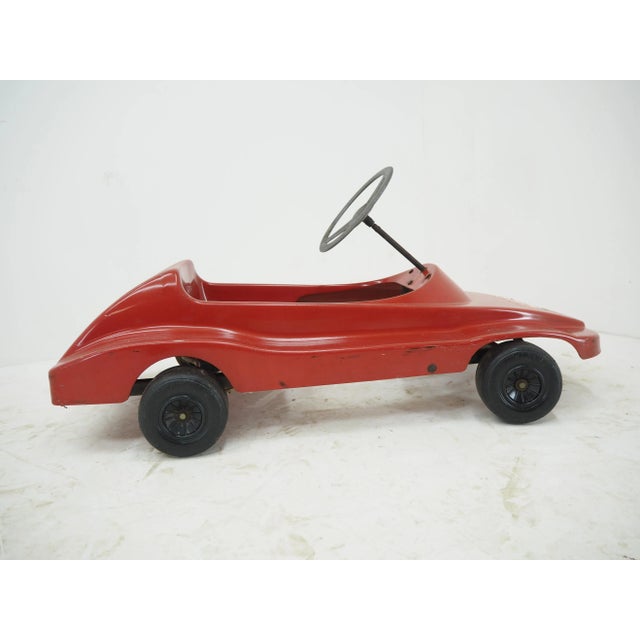 Mid-Century Kids Mechanical Pedal Car, 1960s For Sale - Image 9 of 12