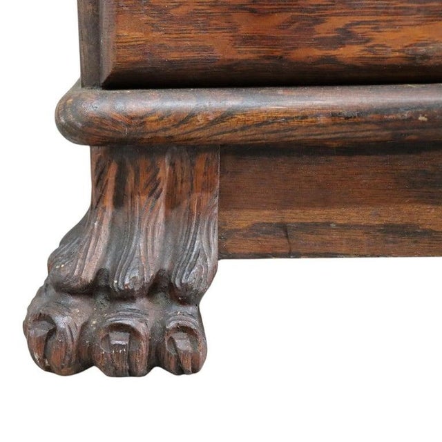 Edison Quarter Sawn Oak 6 Drawer Cylinder Cabinet & 43 Cylinders C1890, Attributed For Sale - Image 9 of 15