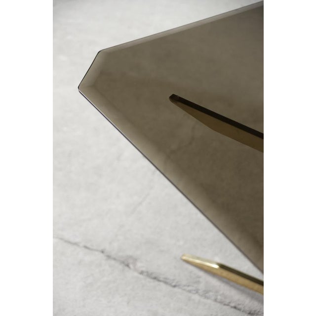 Vintage Regency Coffee Table With Glass Top, 1970s For Sale - Image 3 of 15