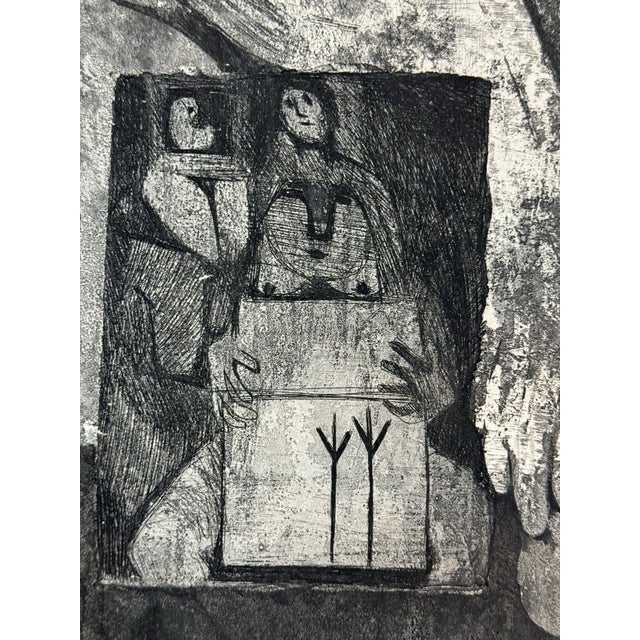 Mid 20th C. Surrealist Original Etching For Sale - Image 4 of 10
