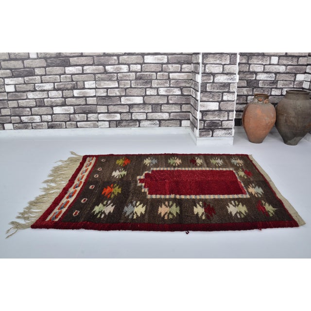 1960s Antique Vintage Turkish Rug For Sale - Image 5 of 10