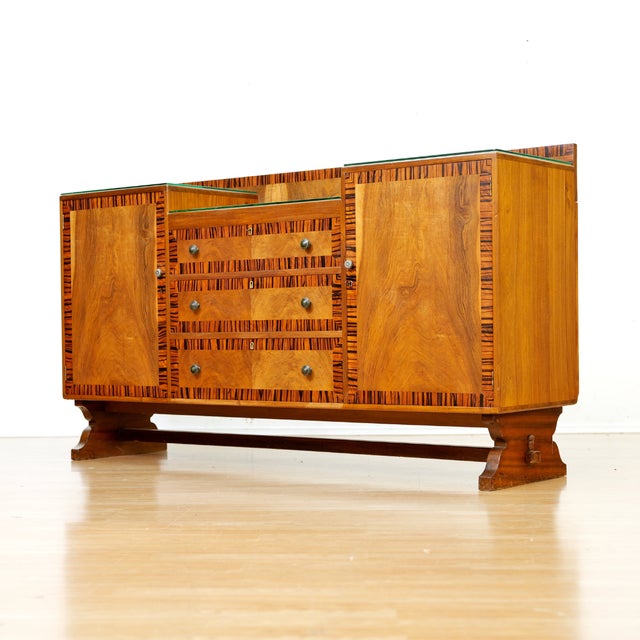 1940s 1950s Liquor Cabinet Credenza For Sale - Image 5 of 10