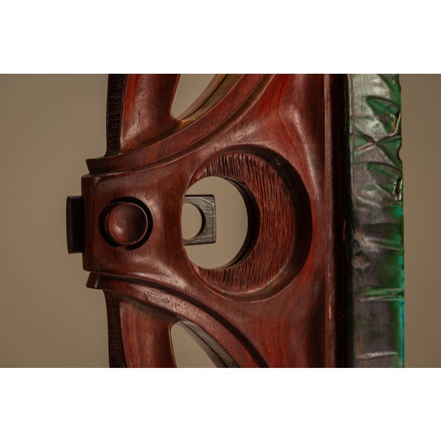 Table Lamp in Wood from Gianni Pinna, Italy, 1970s For Sale - Image 10 of 11