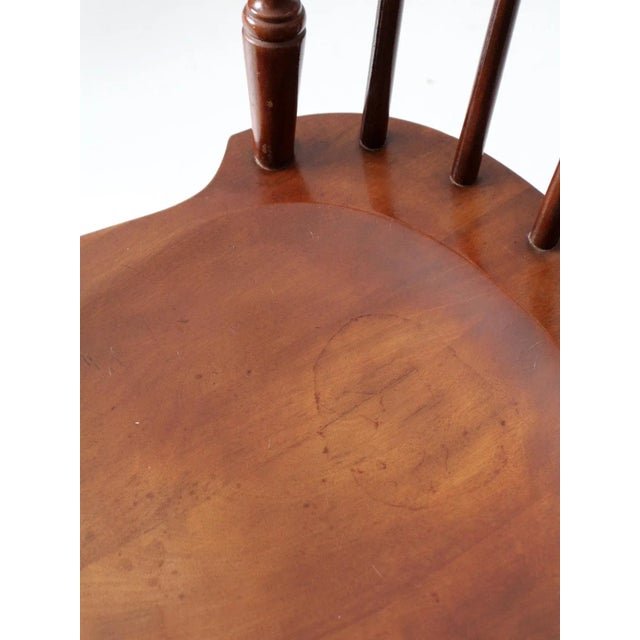 Mid-Century Windsor Dining Chairs Set of 4 For Sale - Image 12 of 13