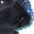 Blue Ombre Beaded Micro Clutch On Chain For Sale - Image 9 of 9