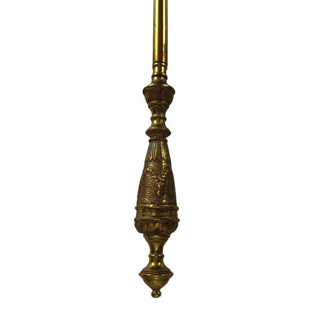 Neoclassical Brass Fireplace Tool Set C1920 For Sale - Image 15 of 17