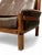 Brown Model S17Z Love Seat attributed to Pierre Chapo, France, 1960s For Sale - Image 8 of 12