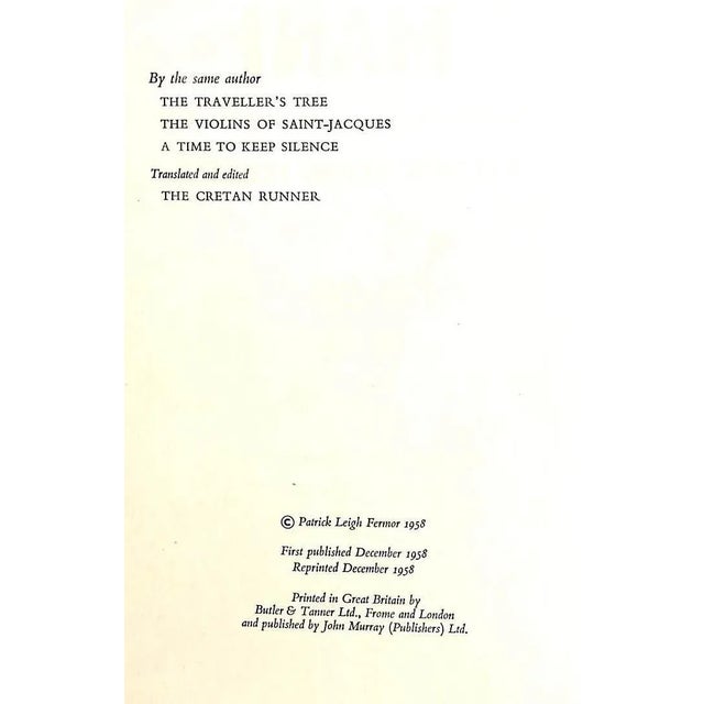 Traditional "Mani: Travels in the Southern Peloponese" 1958 Leigh Fermor, Patrick For Sale - Image 3 of 12