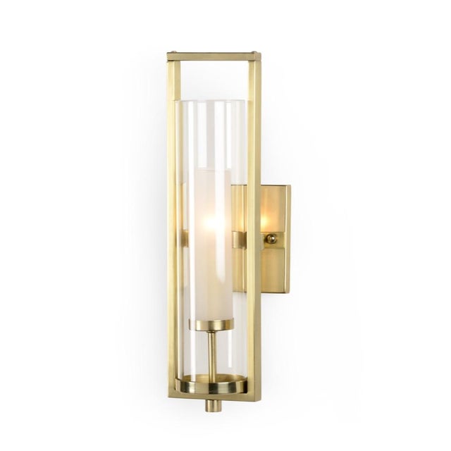 Contemporary Wildwood Lancaster Sconce - Brass For Sale - Image 3 of 3