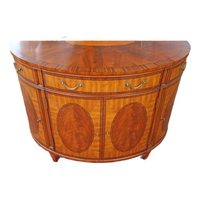 Ethan Allen Mahogany Newport Collection Chest Buffet Server Sideboard Commode For Sale